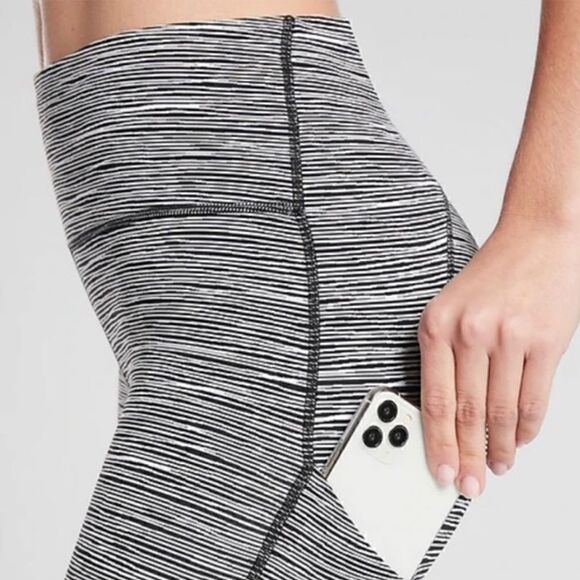 Athleta Ultimate Linear Lines Capri - Picture 3 of 7